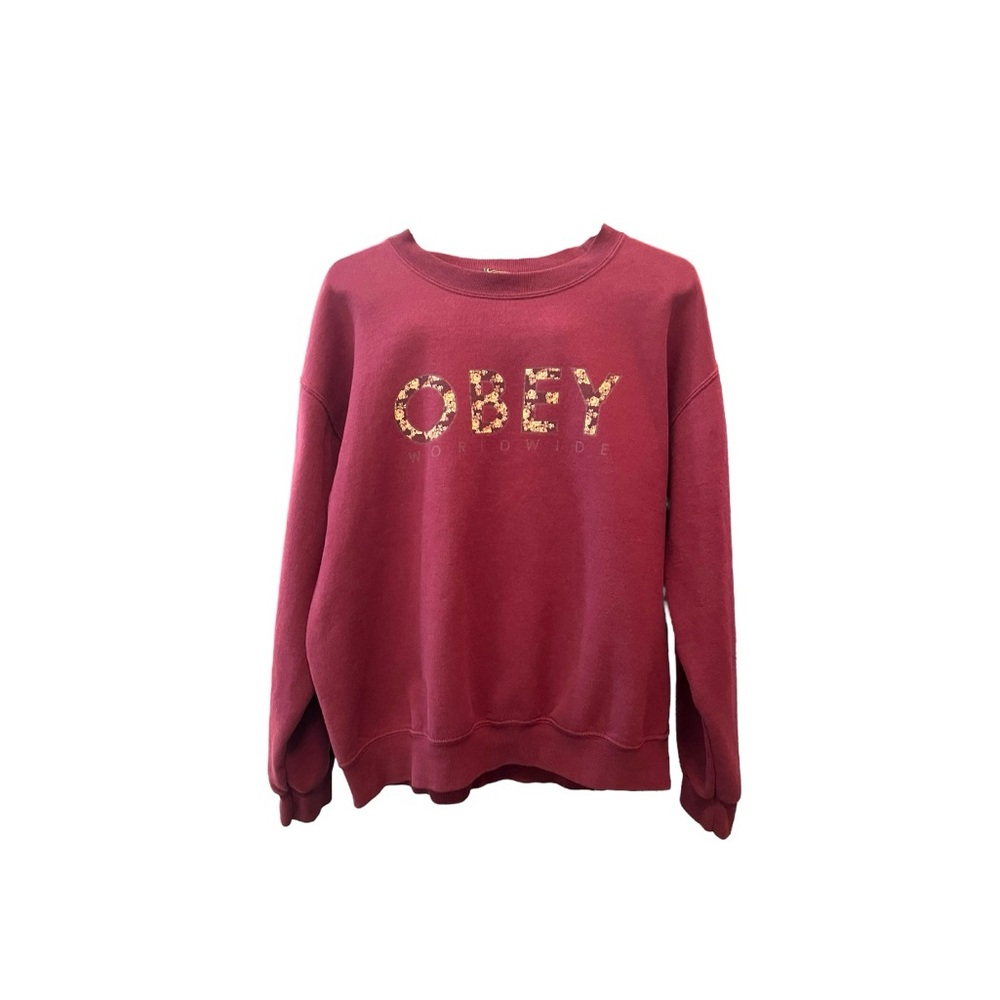 🚨𝐂𝐋𝐄𝐀𝐑𝐎𝐔𝐓 𝐒𝐀𝐋𝐄🚨𝐎𝐁𝐄𝐘 Burgundy Crewneck